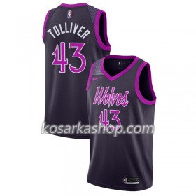 Dres Minnesota Timberwolves Anthony Tolliver 43 Nike 2018-19 City Edition Ljubičasta Swingman